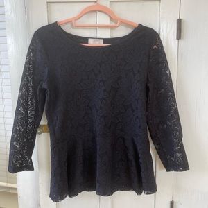 Beautiful Black LaceLoft Blouse